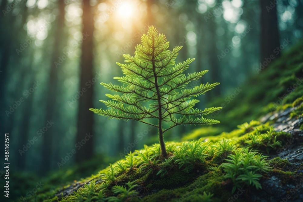 Fototapeta premium forest in the morning
