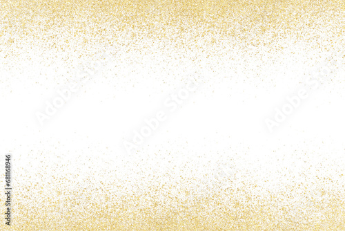 Cuadro en lienzo golden glitter  dust transparent background