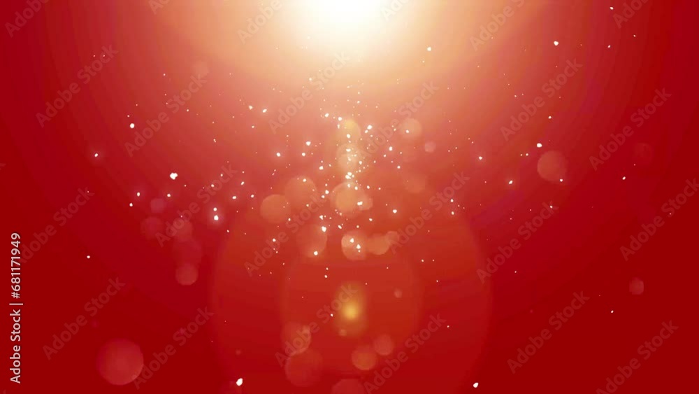 Christmas bokeh golden lights elegant background. High quality 4k footage