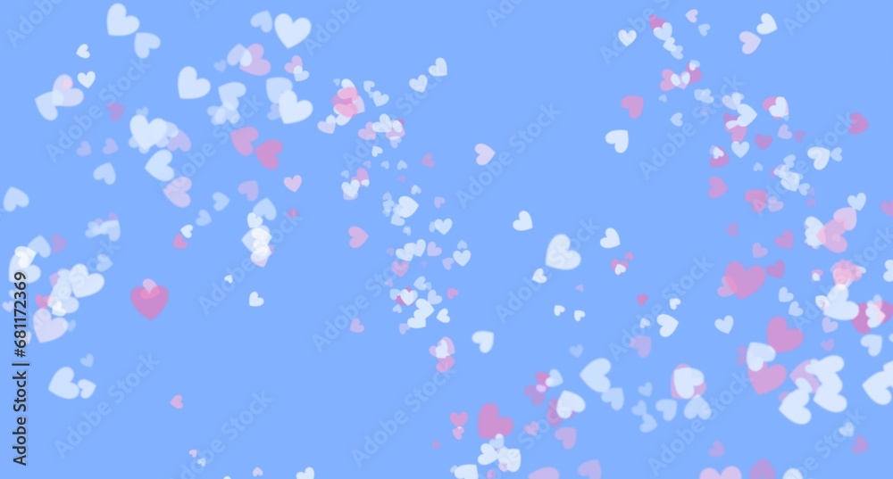 Abstract heart shape background design, isolated on blue background. Abstract heart shape background design, isolated on blue background.