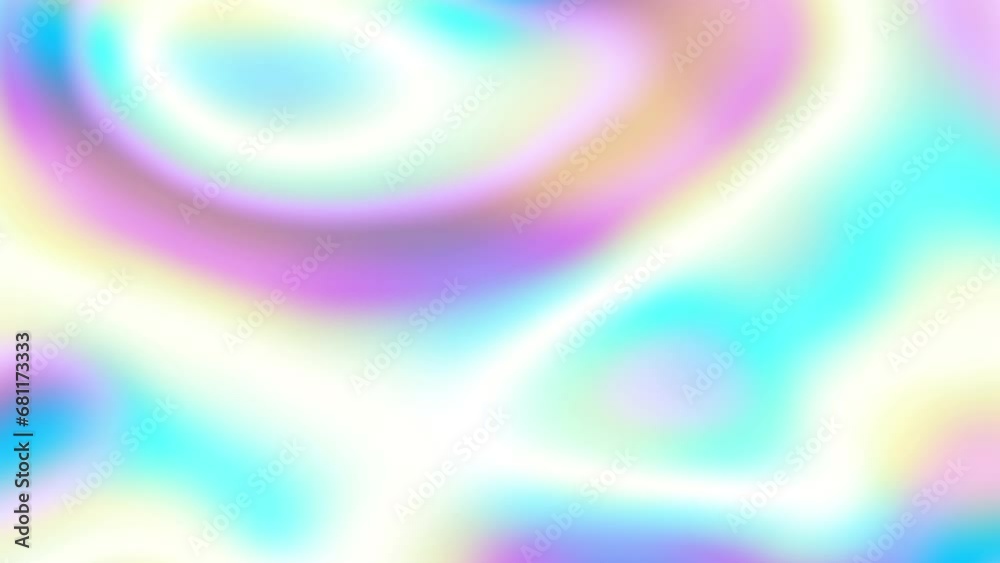Seamless abstract wavy background for loop playback. Defocus blurred abstract spots. 4k looping clip