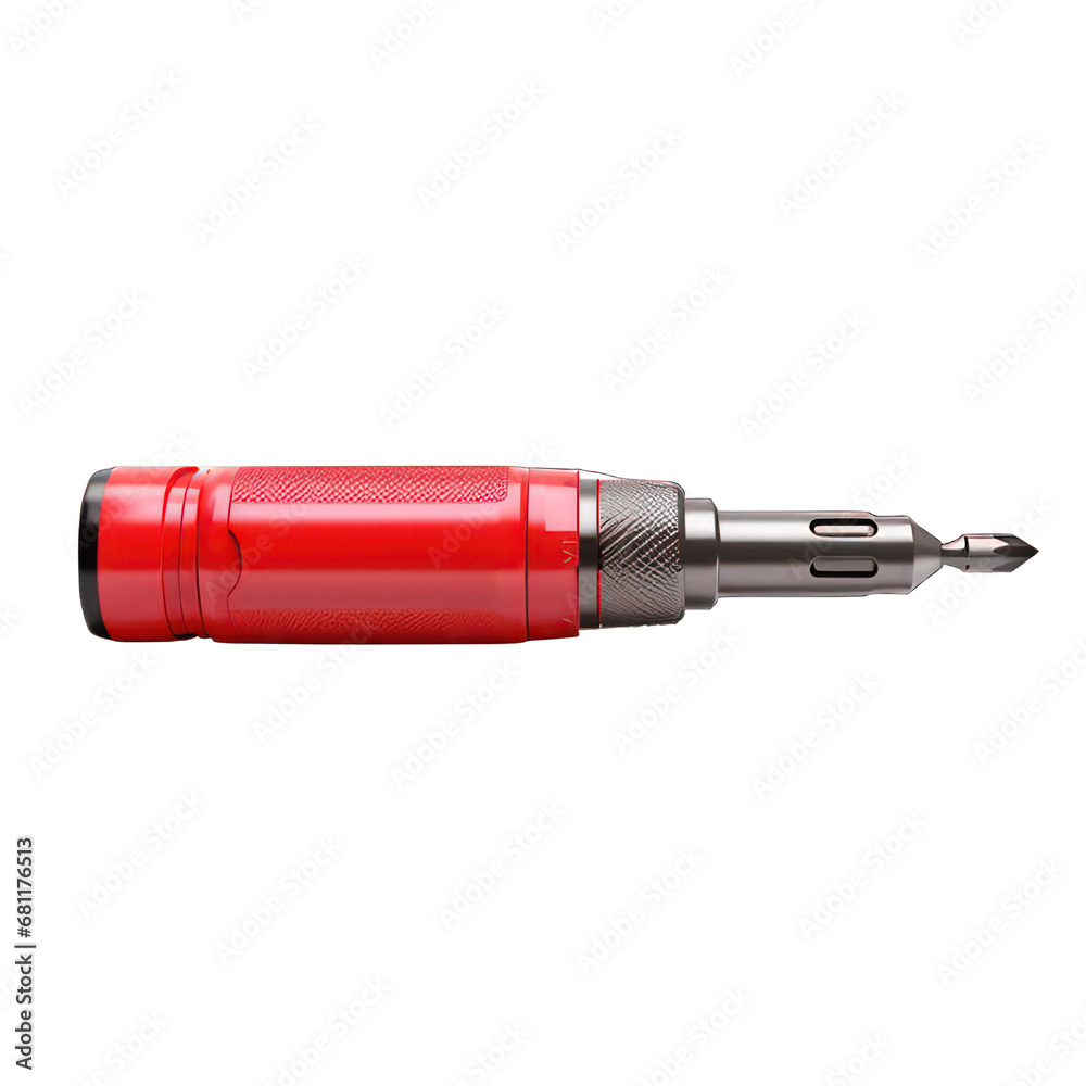 Screwdriver isolated on white created with Generative AI Screwdriver isolated on white created with Generative AI