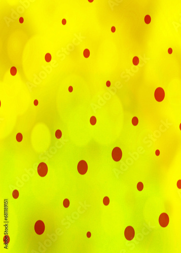 Yellow bokeh vertical background for seasonal, holidays, event and celebrations