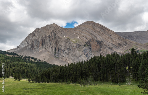 Route Ibon de plan views. trekking pyrenees Spain