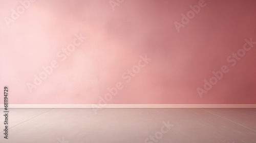 Pink room with natural light, ideal for product rendering or advertising scenes.
