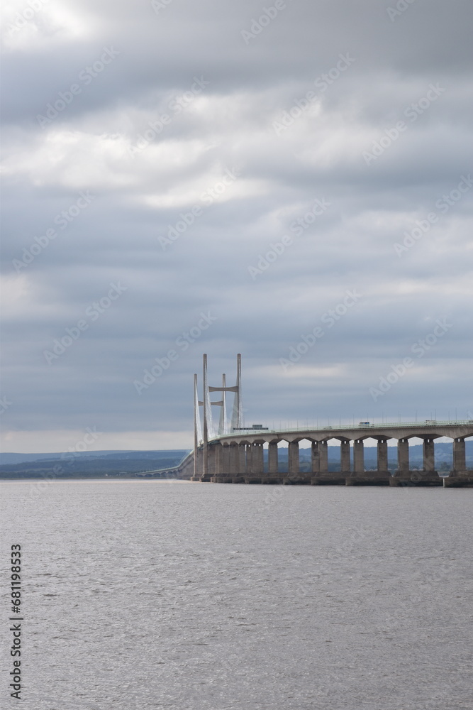 the prince of wales bridge carrying the M4 across the Severn estuary