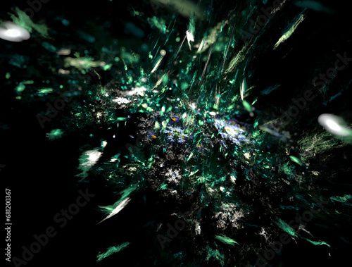 Imaginatory fractal abstract background Image