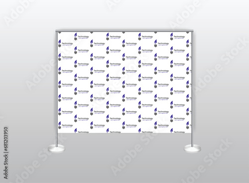 business step and repeat banner design template