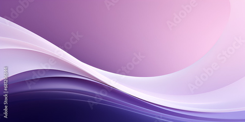 Abstract smooth white wave on purple background 
