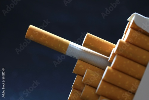 Pack of smoking Cigarettes photo