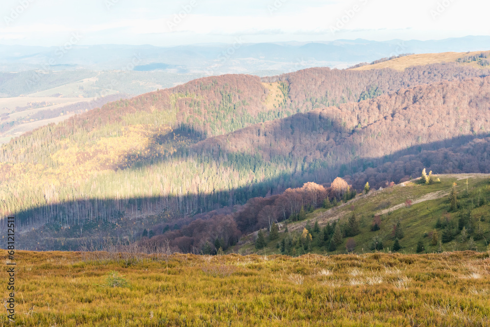 autumn landscape in the Carpathians autumn landscape in the Carpathians