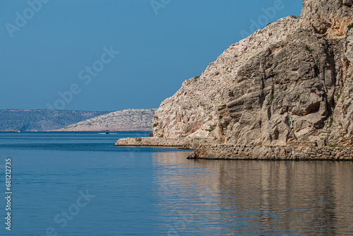 Zavratnica Bay, beautiful rocky cove on croatian coast of Adriatic Sea