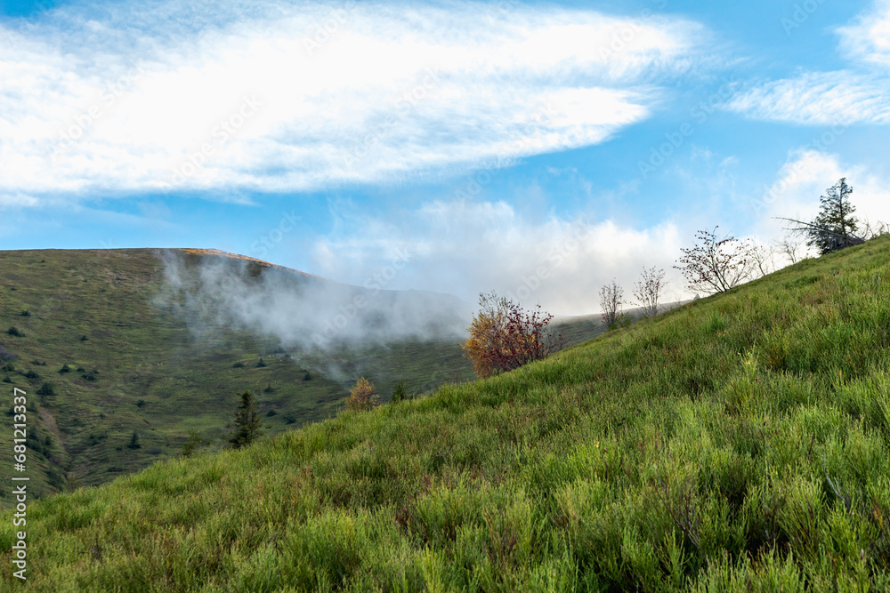 autumn landscape in the Carpathians autumn landscape in the Carpathians