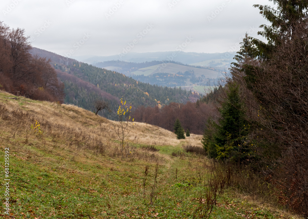 autumn landscape in the Carpathians