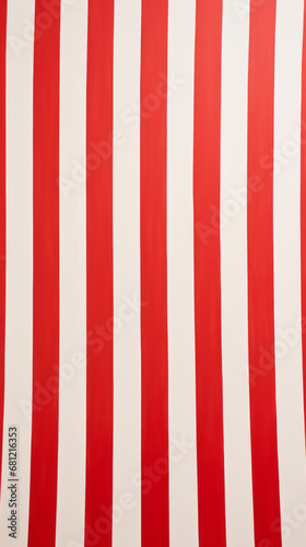 A striped pattern of alternating red and white lines photo