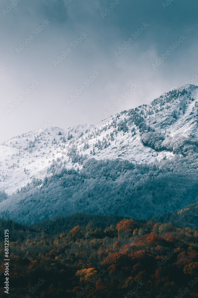 Naklejka premium Beautiful view of the Pirin Mountains in Bulgaria.