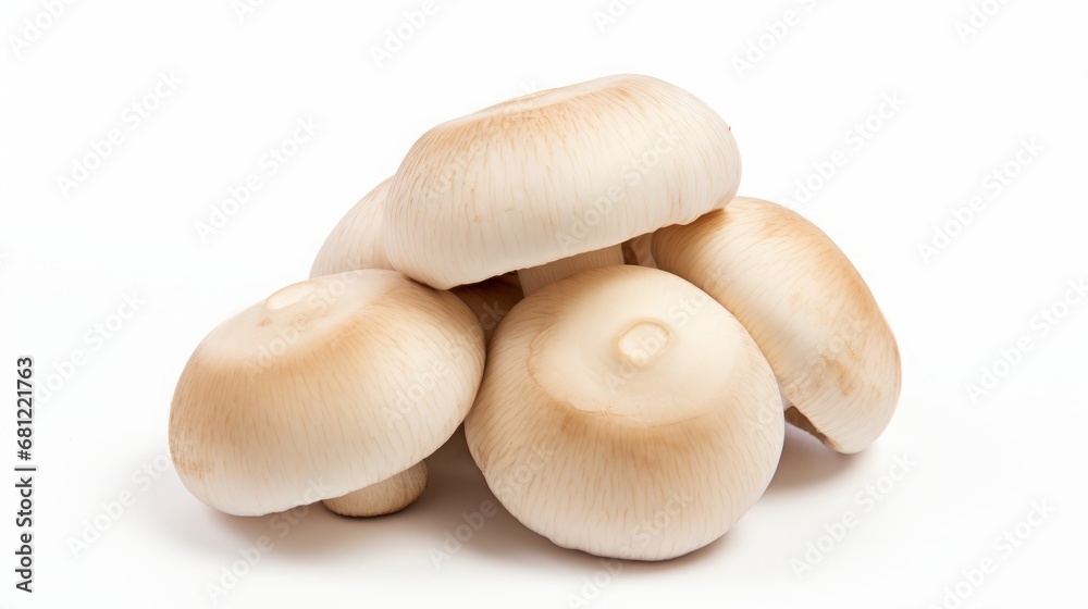 porcini mushrooms on a white background. porcini mushrooms on a white background.