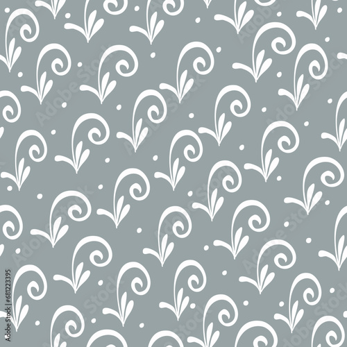 Young Gray Fern Leaf