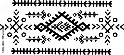 Berber  symbol, Tifinagh, Berber design, Amazigh culture , Amazigh  tattoo.Vector illustration. photo