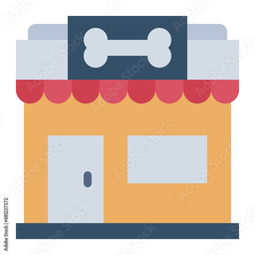 Pet Shop colorful flat icon