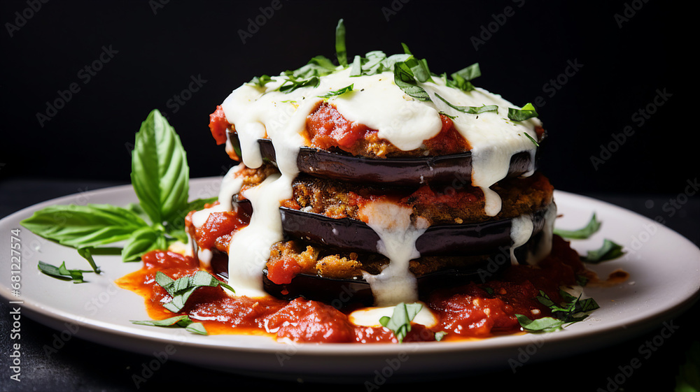 Satisfying Eggplant Parmesan with Marinara Sauce Satisfying Eggplant Parmesan with Marinara Sauce