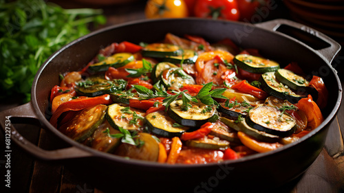 Rustic and Flavorful Ratatouille with Fresh Herbs