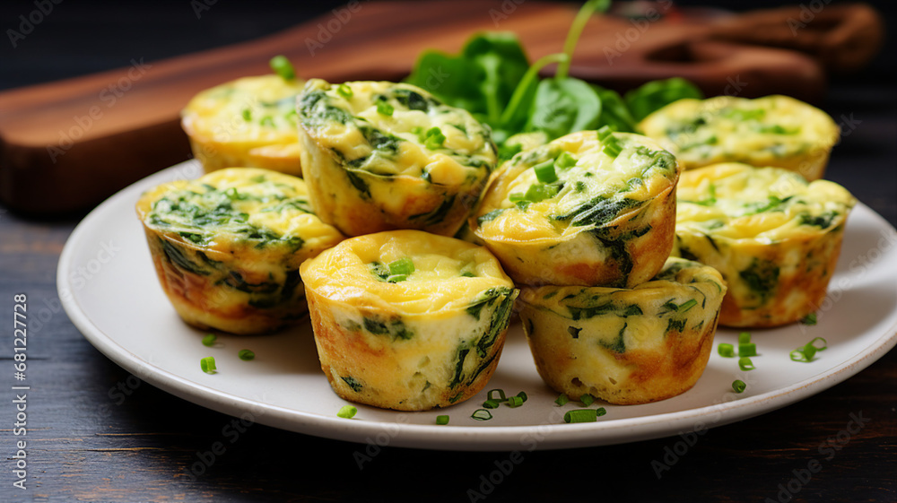 Savory Mini Quiches with Spinach and Cheese Savory Mini Quiches with Spinach and Cheese