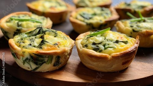 Savory Mini Quiches with Spinach and Feta