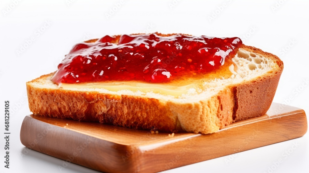 bread with jam. bread with jam.