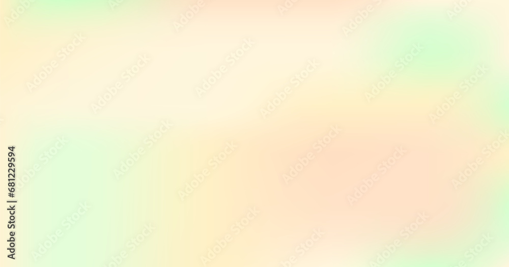 Gradient nude pastel background. Spring flow design wallpaper. Blur vector illustration