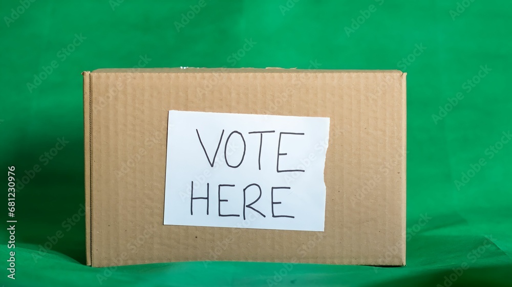 Vote Word Ballot Box Election Democracy. chroma background Vote Word Ballot Box Election Democracy. chroma background