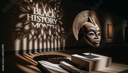 Illuminating Heritage: African Mask in Black History Month Spotlight photo