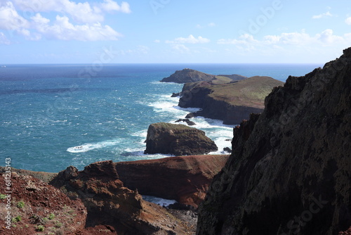 cliff of Sao Lourenzo at Madeira island photo