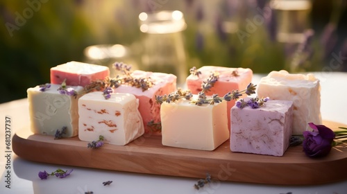 Embracing the Pure and Healthful Benefits of Hand-Crafted Soaps. Generative AI