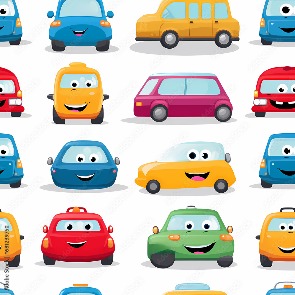 template samples with cute cartoon giraffe,zebra,cars, penguins with cap and scarf for snowman. smiling cars, buses isolated, tile for pajamas generative ai template samples with cute cartoon giraffe,zebra,cars, penguins with cap and scarf for snowman. smiling cars, buses isolated, tile for pajamas generative ai