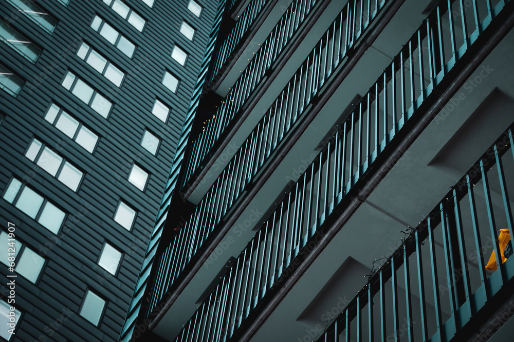 custom made wallpaper toronto digitalLow angle view of modern buildings in city