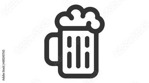 Beer Icon Isolated Beer Symbol Vector Design Illustration Eps 10