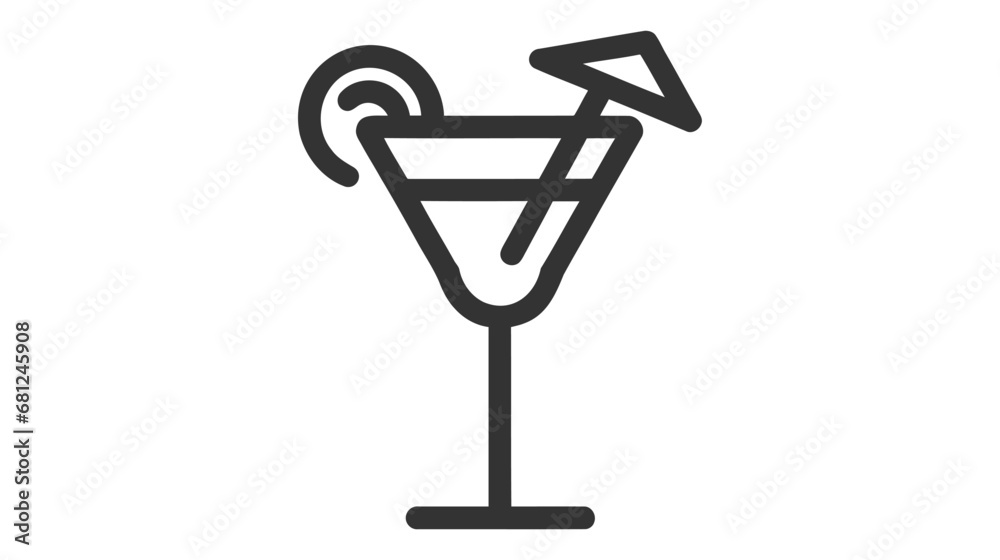 Cocktail icon. Cocktail Icon Vector. Cocktail drink Cocktail icon. Cocktail Icon Vector. Cocktail drink