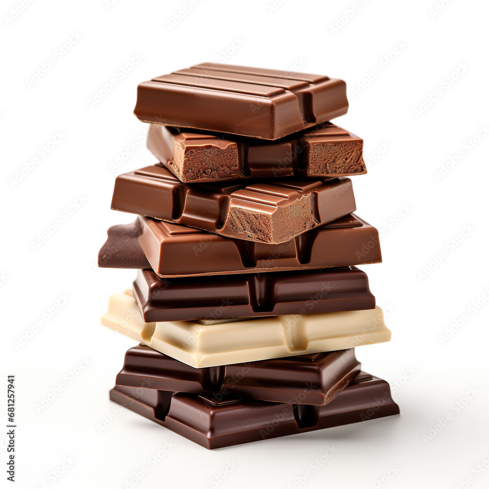artistically arranged assortment of chocolate artistically arranged assortment of chocolate
