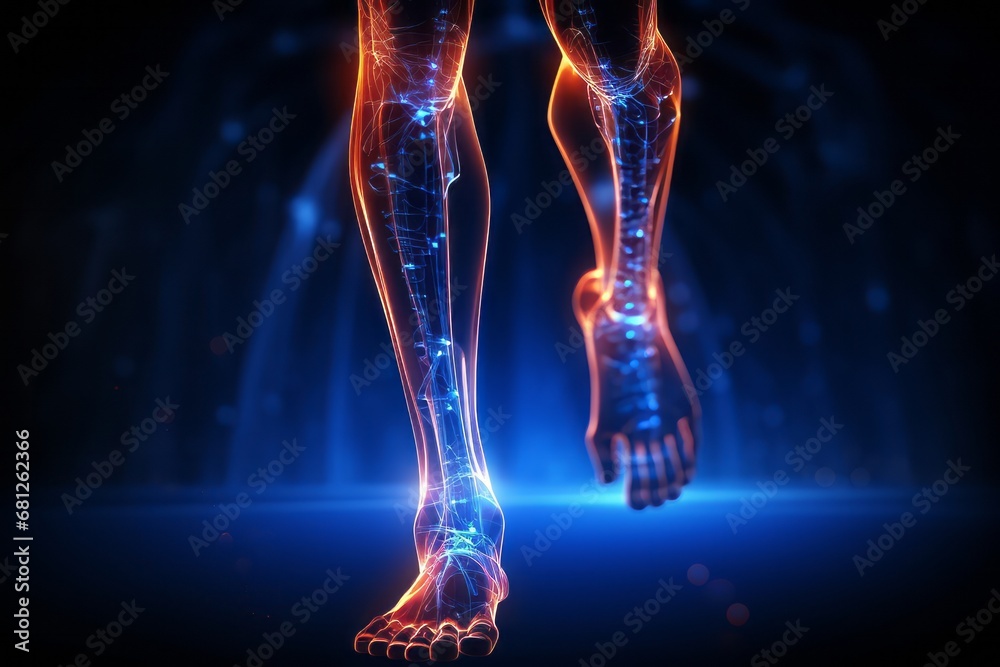 human-foot-ankle-and-leg-in-x-ray-leg-and-foot-pain-human-skeleton