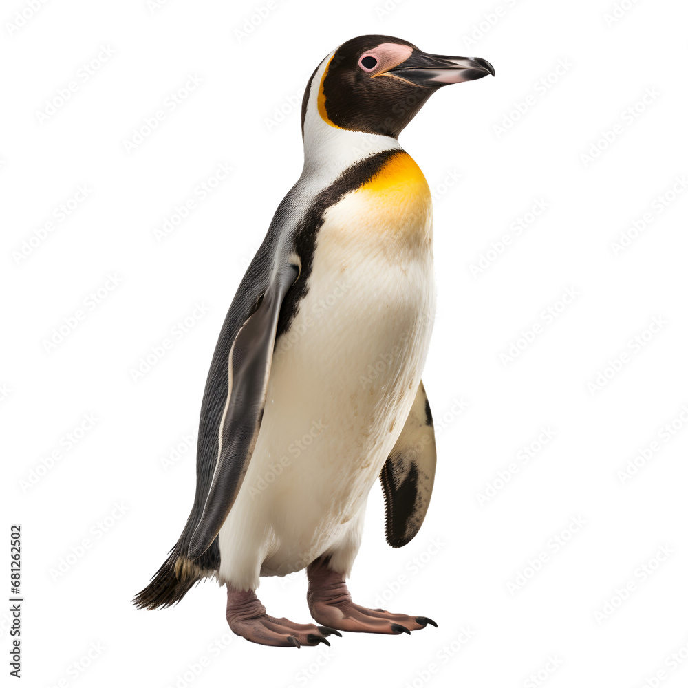 Fototapeta premium An Isolated Penguin on a Transparent background