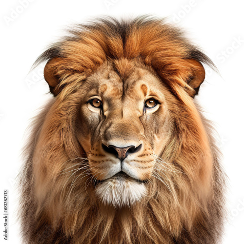 lion animal on a white background