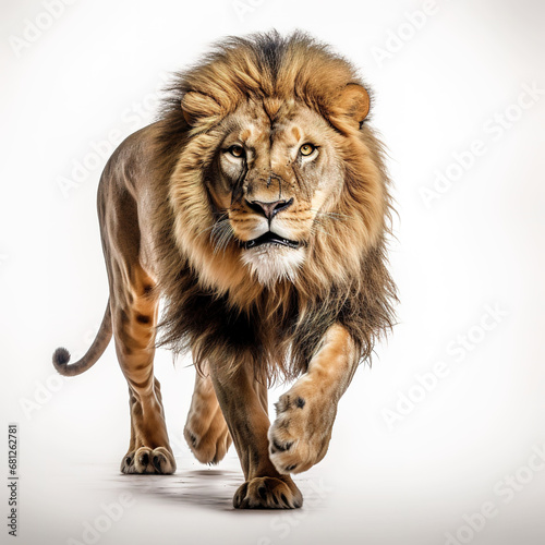 lion animal on a white background