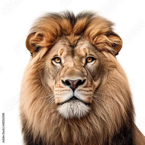 lion animal on a white background