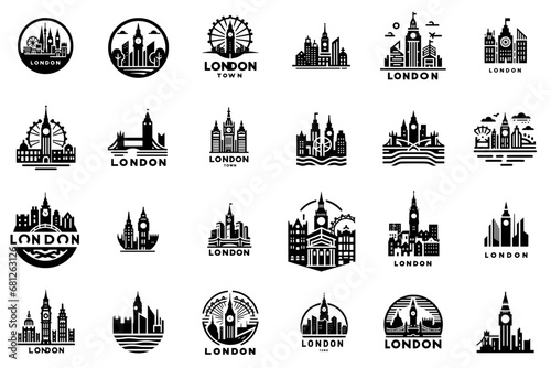 Exploring London: Vector Graphics of the UK Capital's Landmarks photo