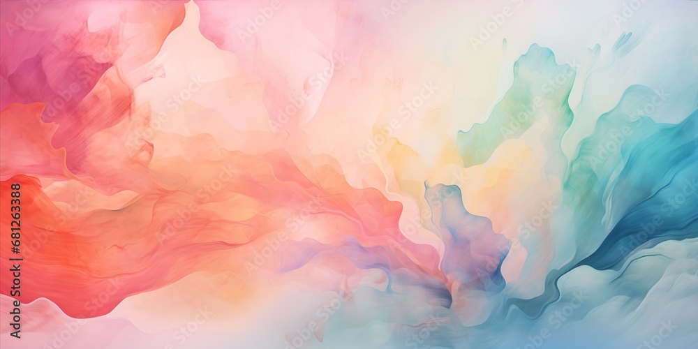 Abstract Spring Pastel Wallpaper Perfect For Backgrounds and Graphic Design Projects