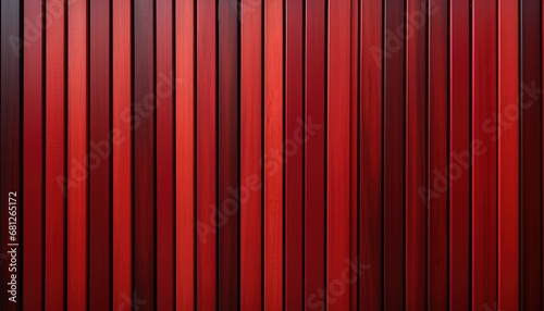 Intense Red Metal Wall with Gradient Transition