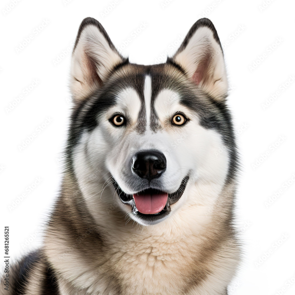 dog animal on a white background