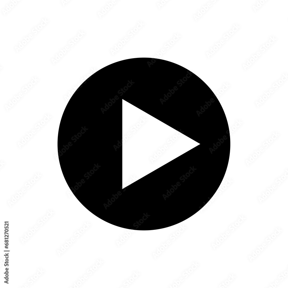 Play icon. Vector illustration, flat trendy style illustration on white background..eps Play icon. Vector illustration, flat trendy style illustration on white background..eps