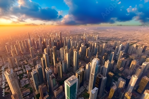 高層ビルの俯瞰写真 © CrioStudio